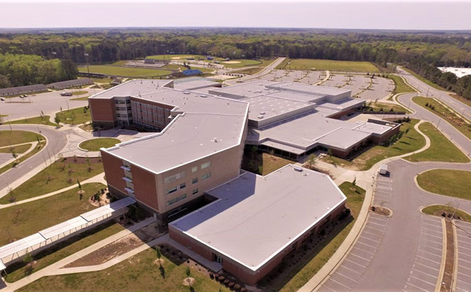 Garner High School BUR Commercial Roof