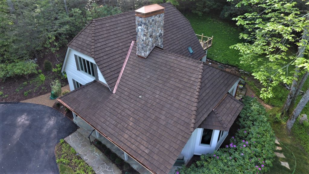 Cedar shake roof