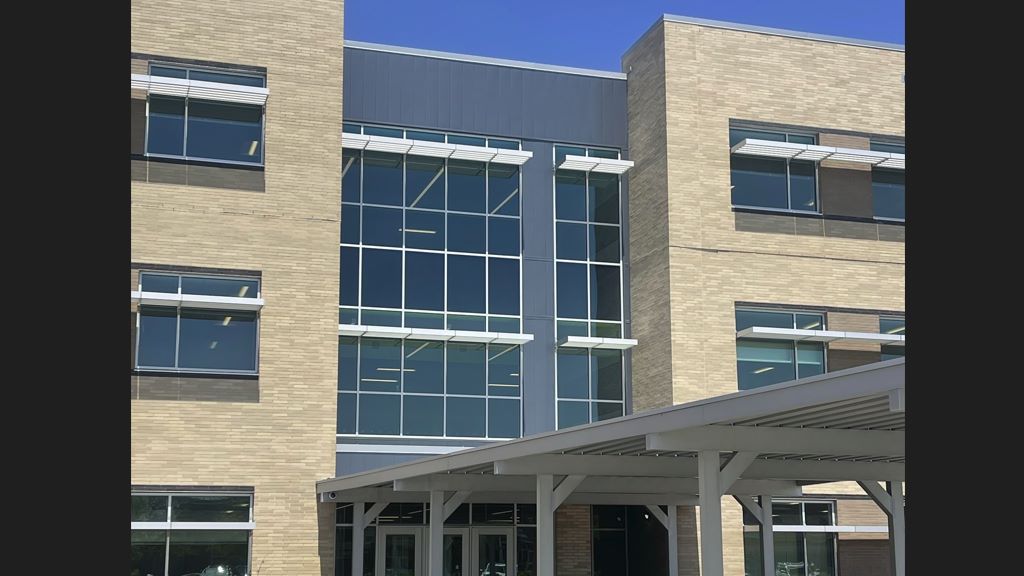 Flush Panels on Herbert Akins Middle School