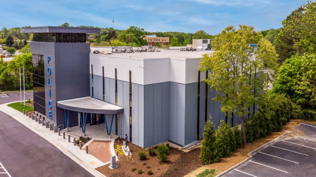 Flush Panels on High Point Police Department 