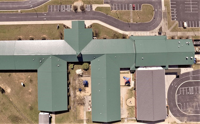 Grassy Pond Elementary School Roof